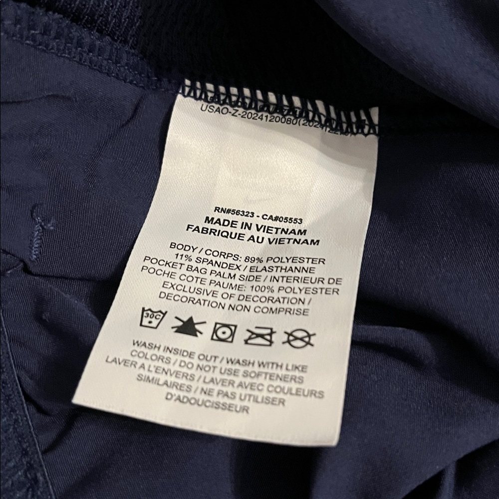 Nike Tennis Mens XXL Court Slam Dri-Fit 6" navy blue dri-fit HM6740 2XL NWT $90 - Picture 6 of 10
